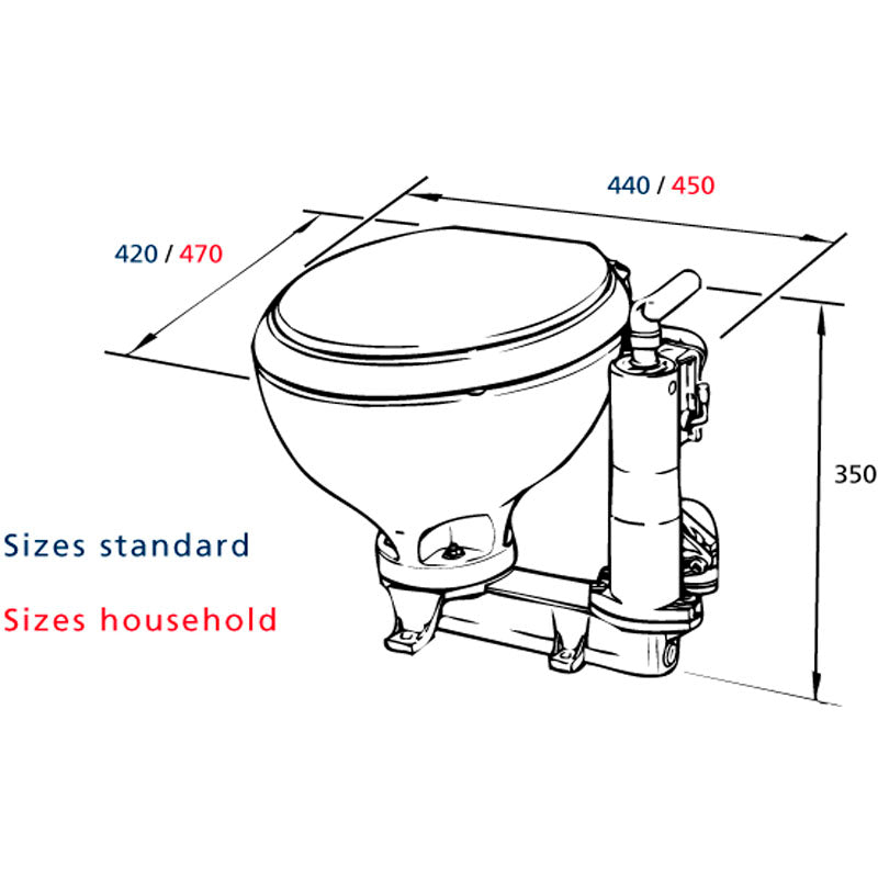 RM69 toilet Standard - udgået