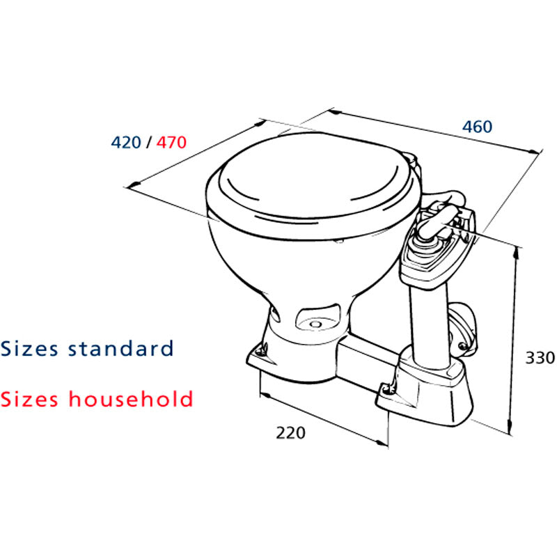 RM69 Sealock Standard toilet