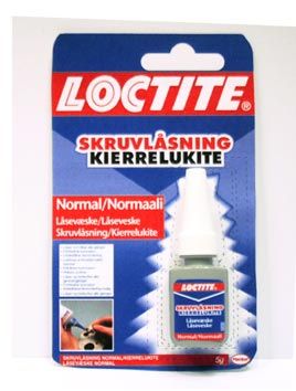 Låsevæske blå tube a 5gr.