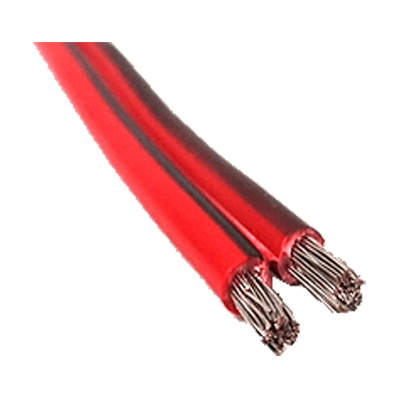 Kabel 2x2,5mm2 doppelt rot/schwarz 20m