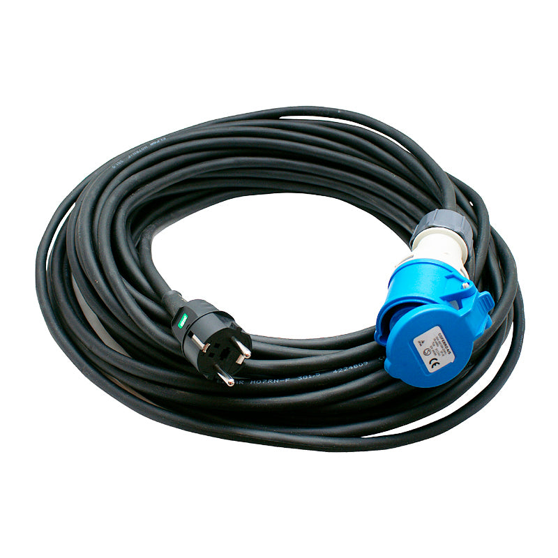 Landstromkabel 25 mtr. Chuko-Stecker-CEE-Buchse