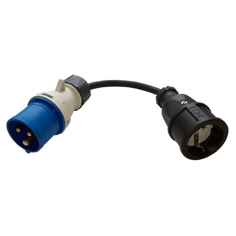 Adapterkabel CEE-Stecker - Schuko-Buchse