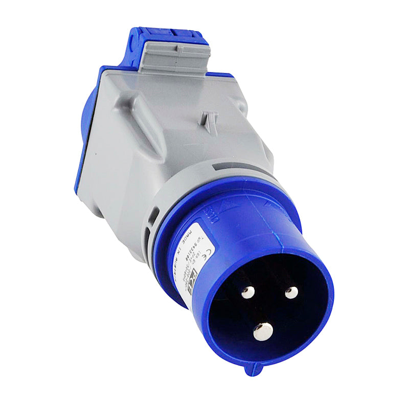 Adapter plug 230v Landstrøm cee Male - Schuko Female