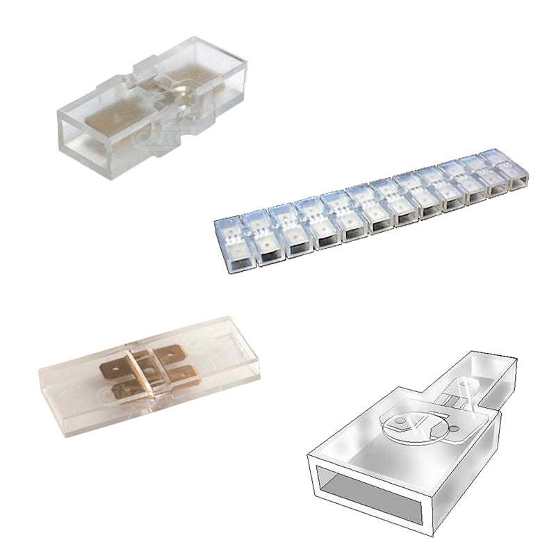 Joint sleeve 1-2-piece Brd. 6.3 mm