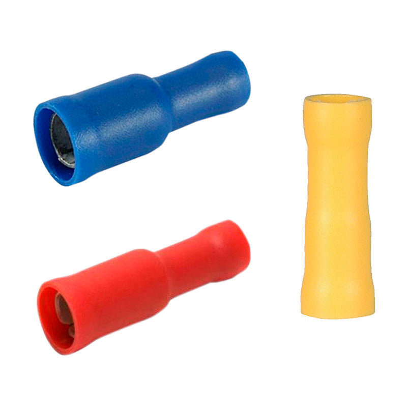 Round connector Female Blue 1.5-2.5 mm² Ø 4mm 100 pcs