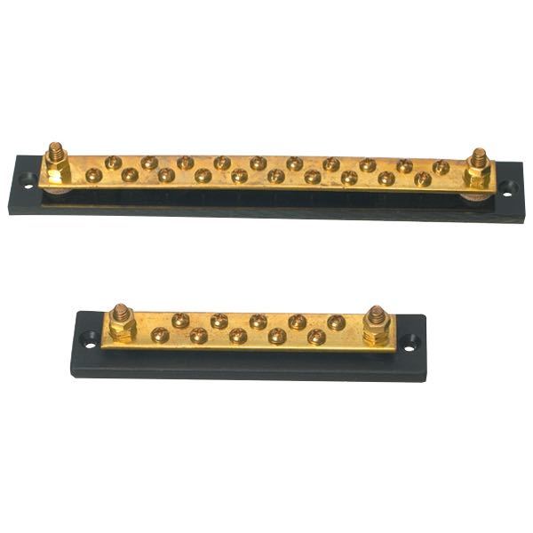 Terminalblok m/mess. skruer