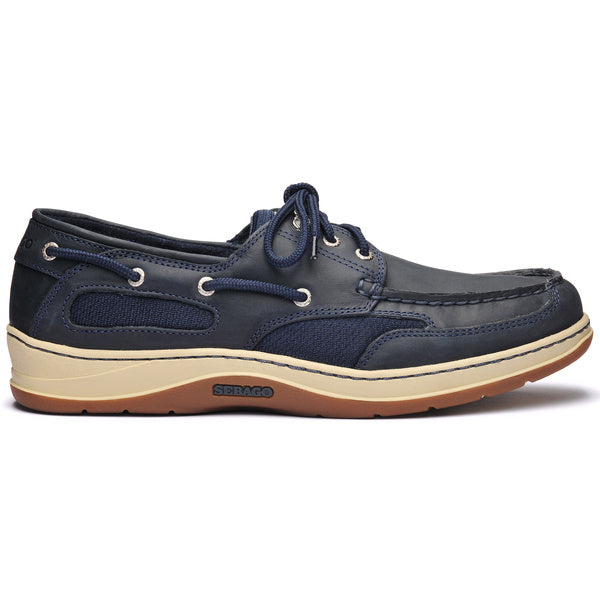 Sebago Clovehitch II FGL Waxed 908 - Blue Navy