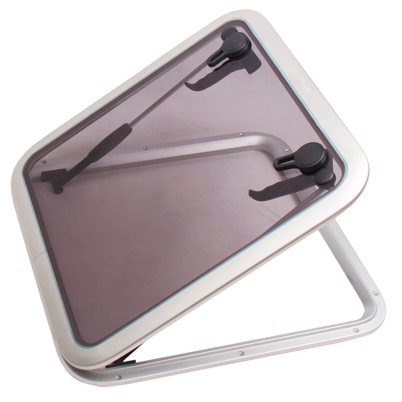 Deck hatch Low Line Alu 450 X 450mm Ext: 512x512