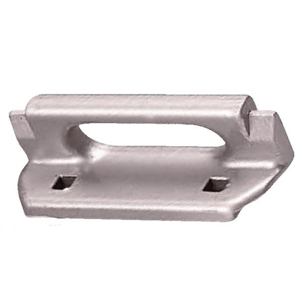 Sammen føringsbeslag i aluminium til rælingsliste Nordic 7MM / 15MM - flange