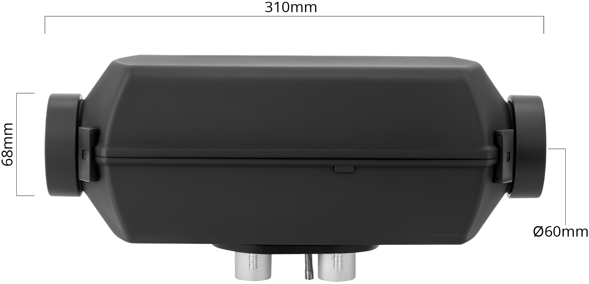 Autoterm Air 2D, 24V - uden monteringssæt