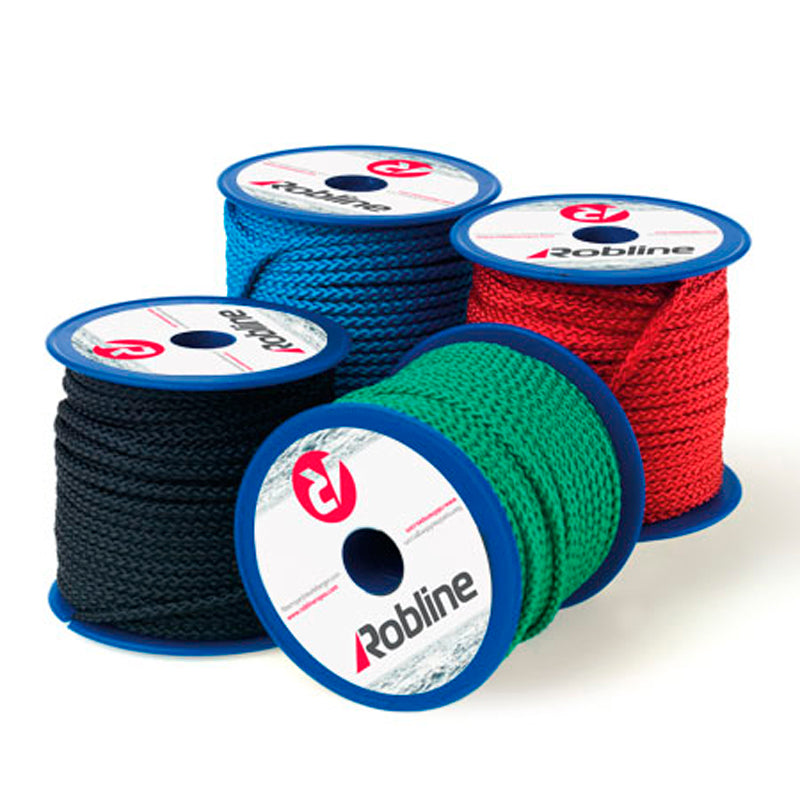 Robline Mini Polyester 3mm Rød boks 10 rl x 20m