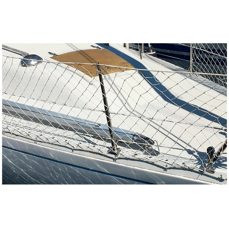 Robline Search handrail net 2mm White H-60cm L-70m