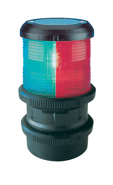 Aquasignal 40 3farvet Sort 12V snabkobl.