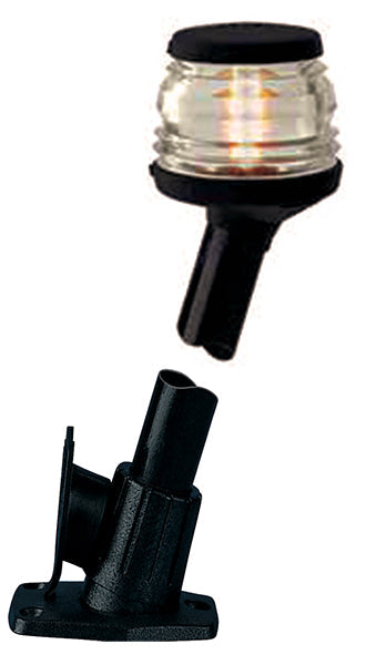 Aquasignal 20 360gr med kobling Sort 12V