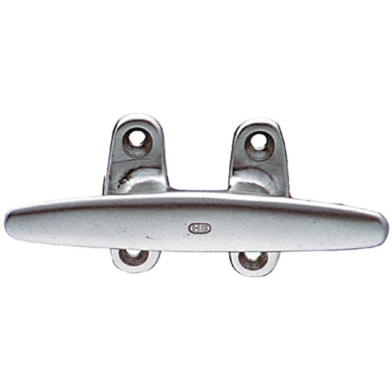 Klampe aluminium sølveloxeret med 4 skruehuller