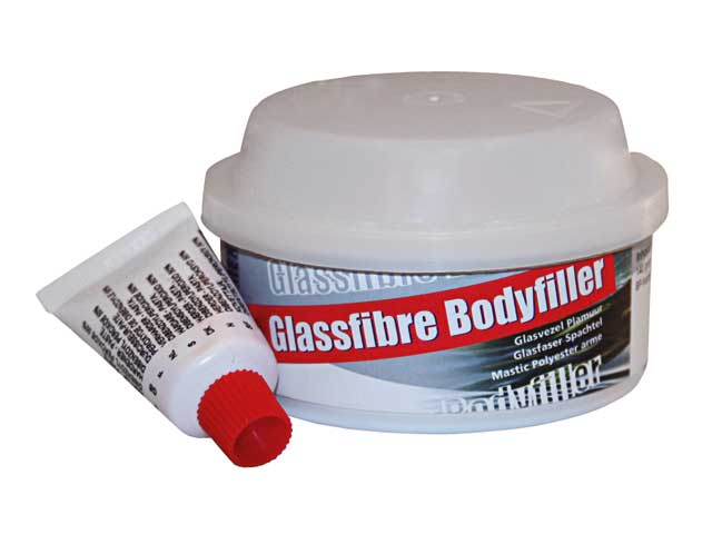 To-komponent Polyester filler med glasfiber