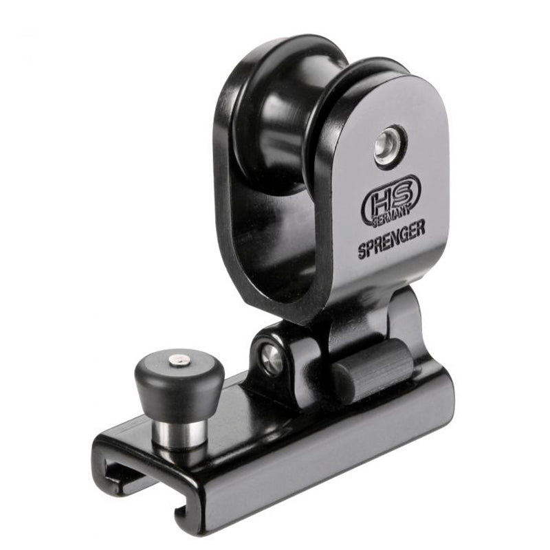 Schoßschlitten 25mm schwarz gelegen