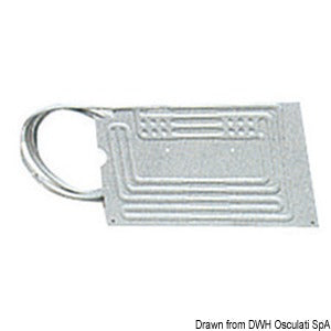 Evaporator plate max 80 l fridge