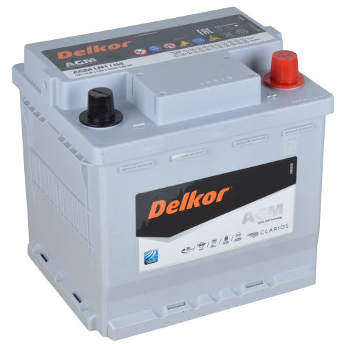 Delkor Agm Batteri 50 Ah 520A En