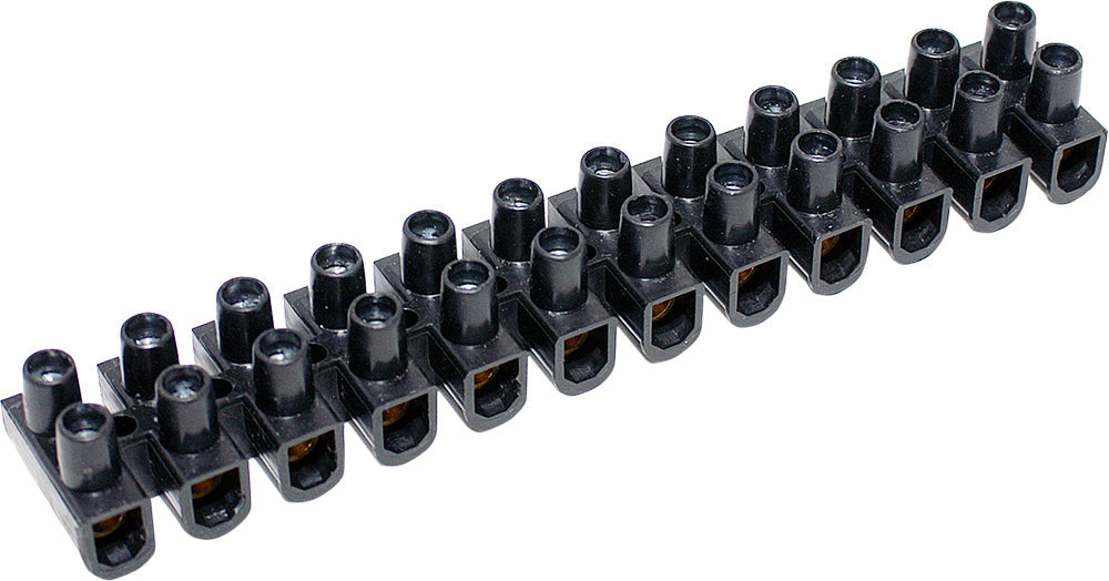 Kronmuffe 12-delt kraftig sort