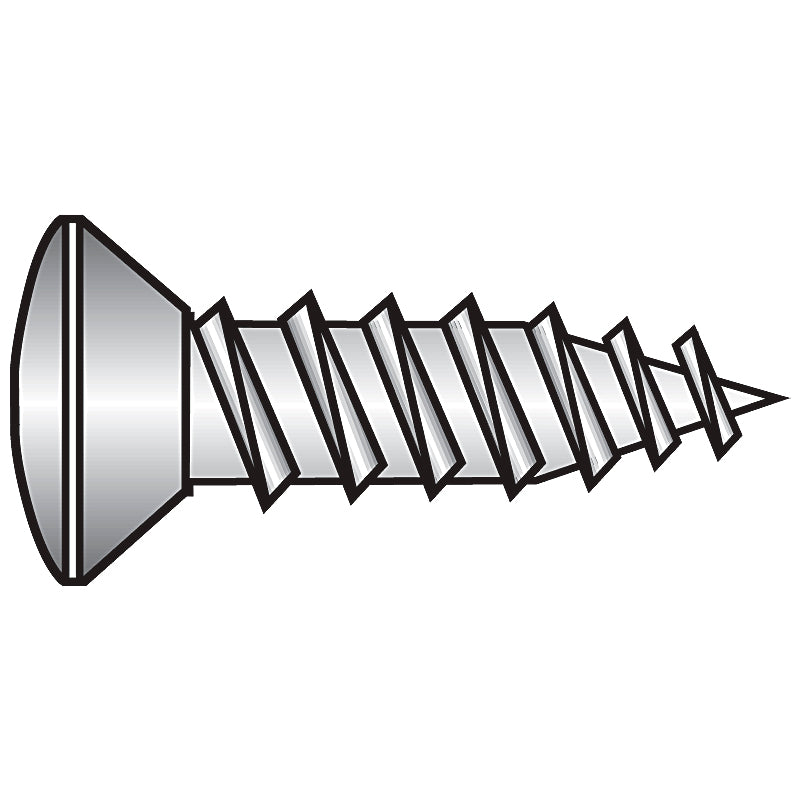 Selbstgeschnitten. Schraube links A4 5,5x60 5/Stk