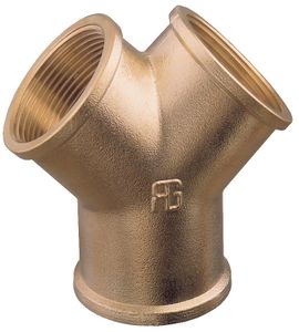 Y-piece brass 1 1/2''
