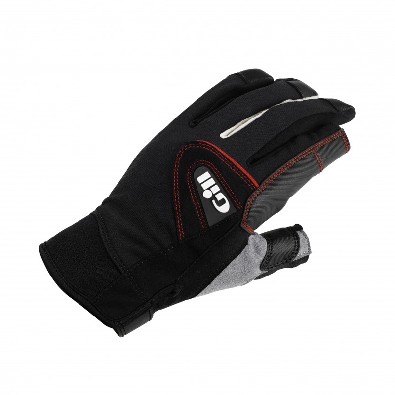 Gill, 7252 Championship, Handsker, Med fingre, Sort,Grå, XXL - 1 Par