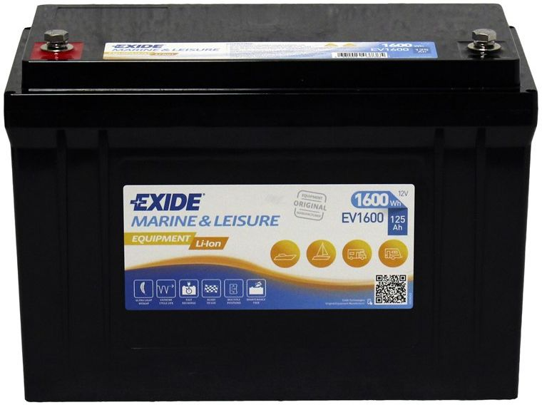 Exide Batteri Lithium 12V 125Ah