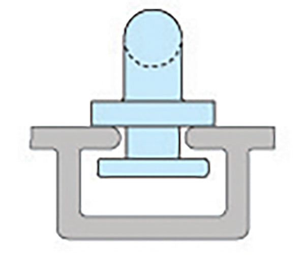 Bainbridge Allslip Mast Slides 19mm for Internal T