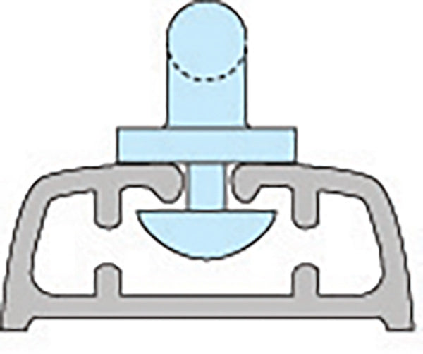 Bainbridge Allslip Mast Slugslides 15.6mm for Seld