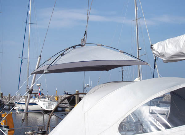 Blue Performance Sunshade Free Hanging