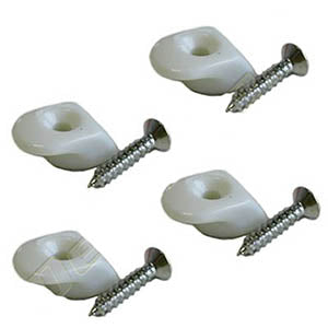 Blue Performance White hooks / screws
