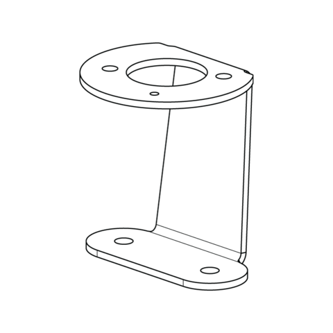 NORBY Lantern bracket 0gr. for horizontal mounting surface
