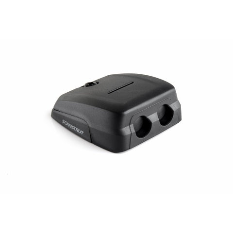 Scanstrut DS-HD10-BLK SORT Vandret dæksgennemføring til 2 ledninger