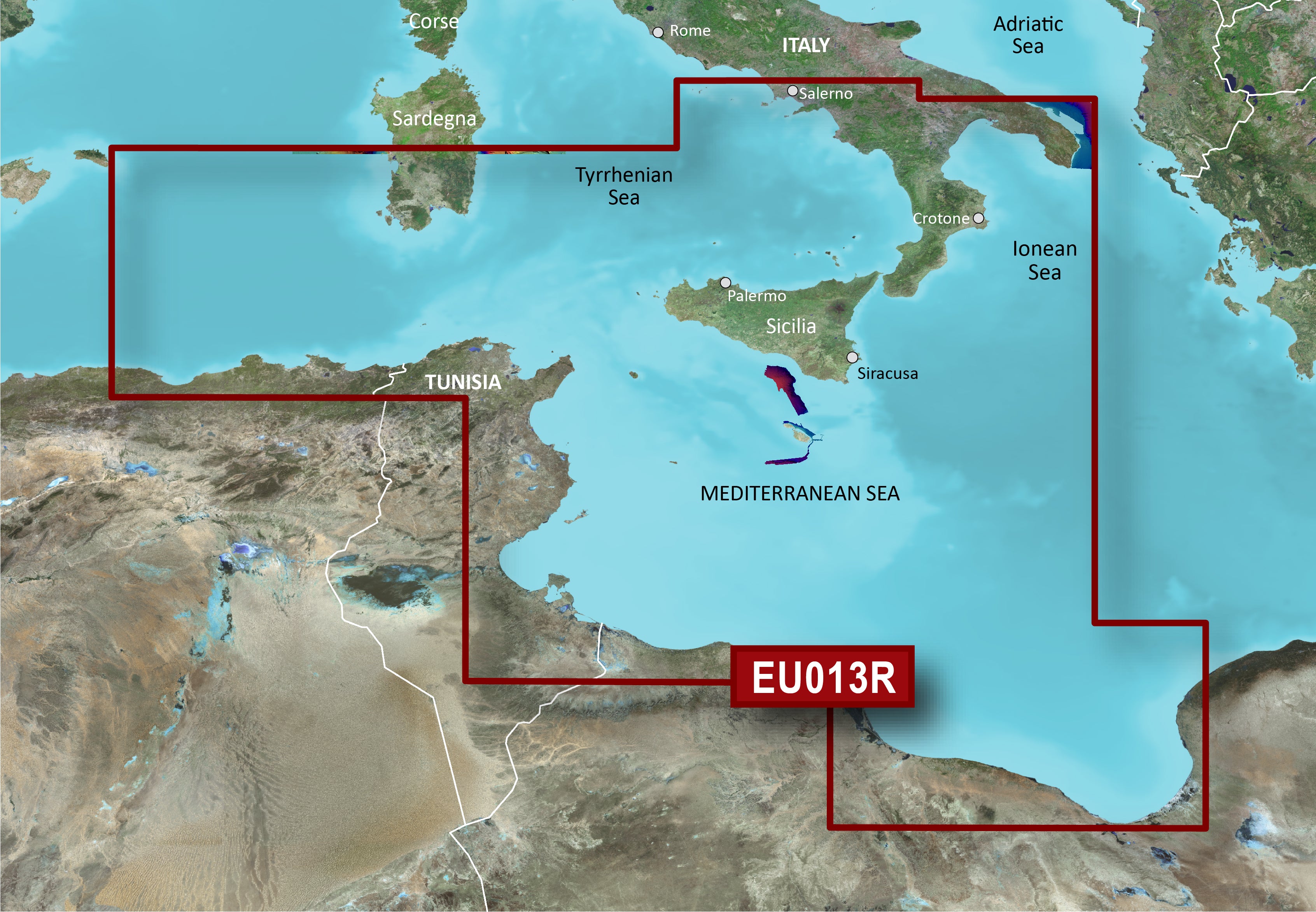 Garmin VEU013R-Italy Southwest & Tunisia