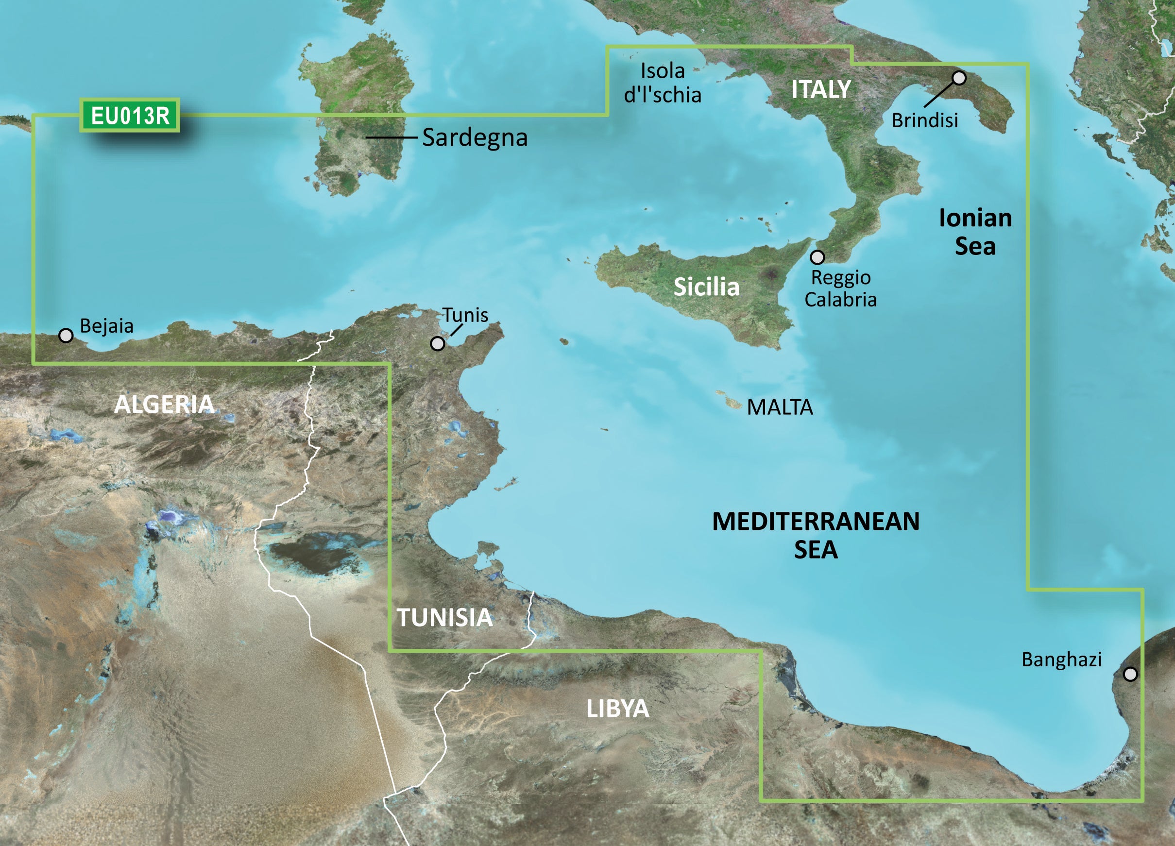 Garmin VEU013R-Italy Southwest & Tunisia