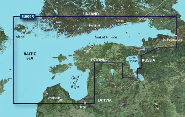 Garmin BlueChart® g3 HXEU050R - Gulfs of Finland & Riga