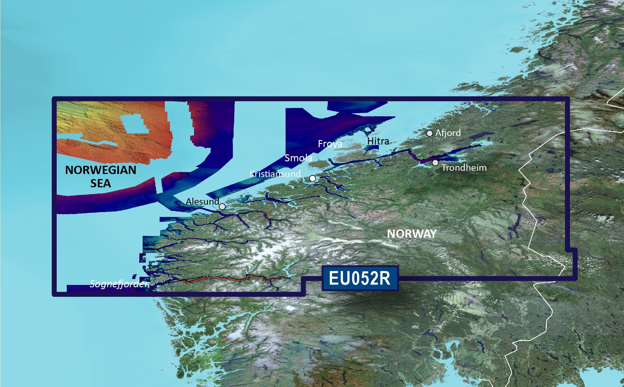 Garmin BlueChart® g3 HXEU052R – Sognefjorden – Svesfjorden