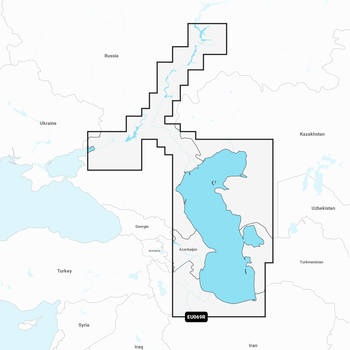 Garmin Caspian Sea and lower Volga - charts