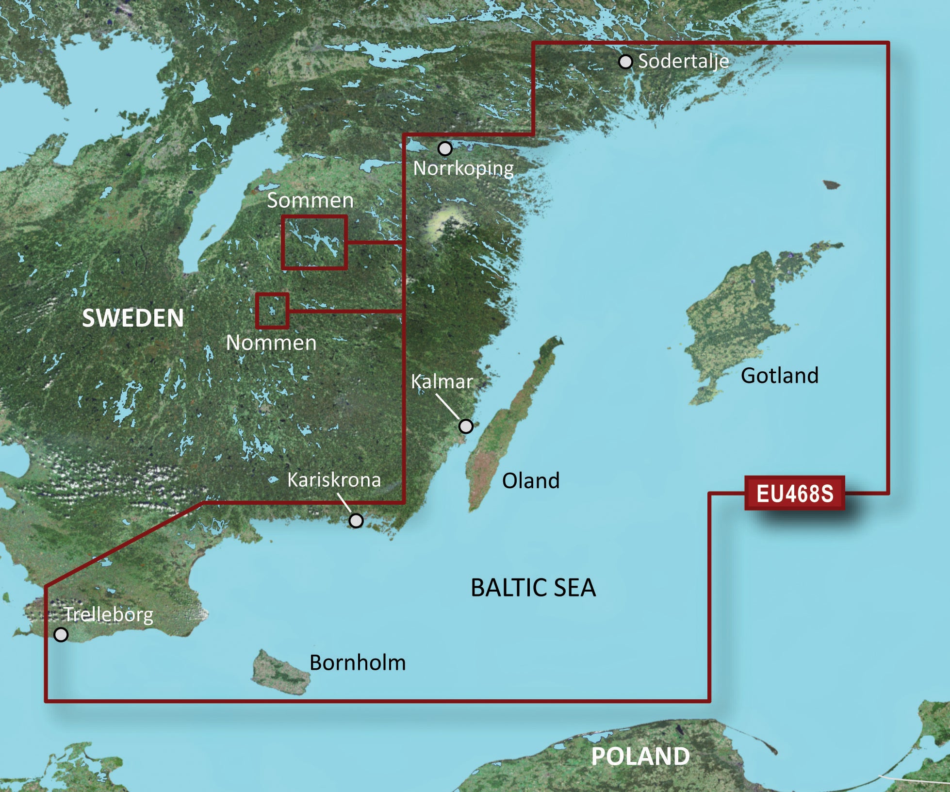 Garmin VEU468S-Södertälje-Trelleborg