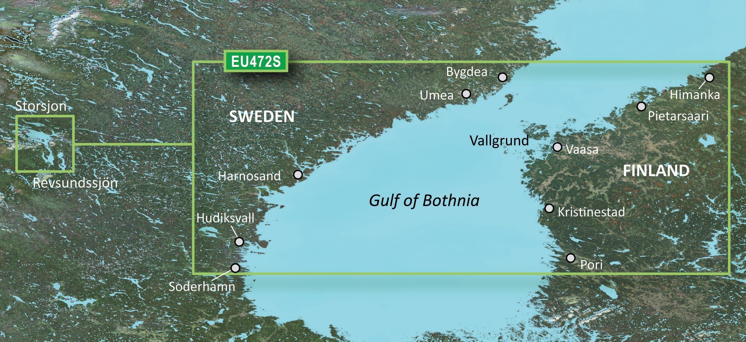 Garmin VEU472S-Gulf of Bothnia, Center