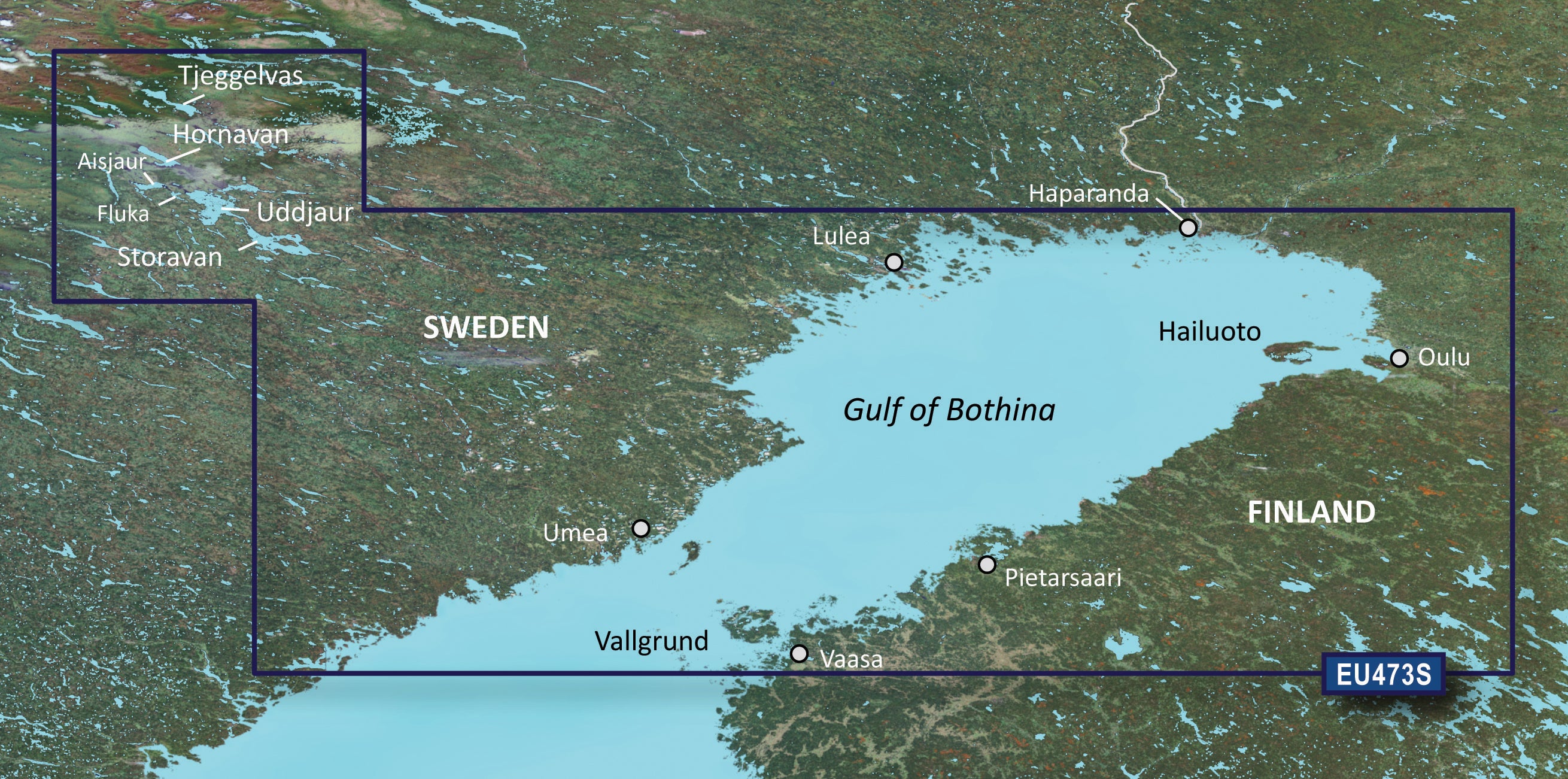 Garmin VEU473S – Bottnischer Meerbusen, Norden