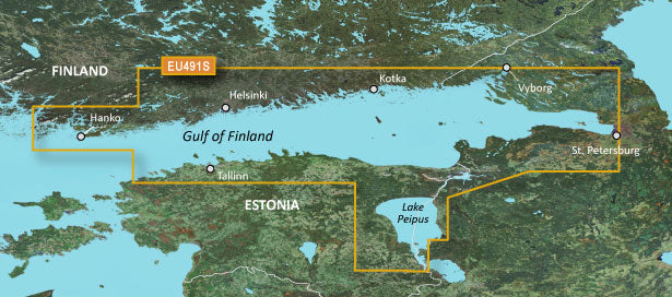 Garmin VEU491S-Hanko-St. Petersburg-Tallin