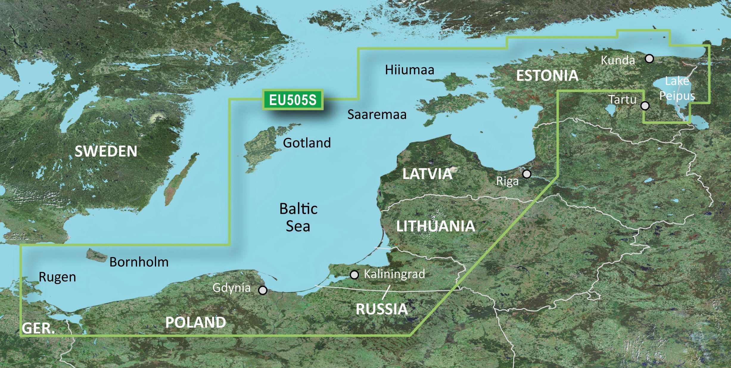 Garmin BlueChart® g3 HXEU065R - Baltic Sea, East Coast