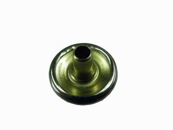 Bainbridge Dot Button Snap Fasteners Nickel 6.5mm