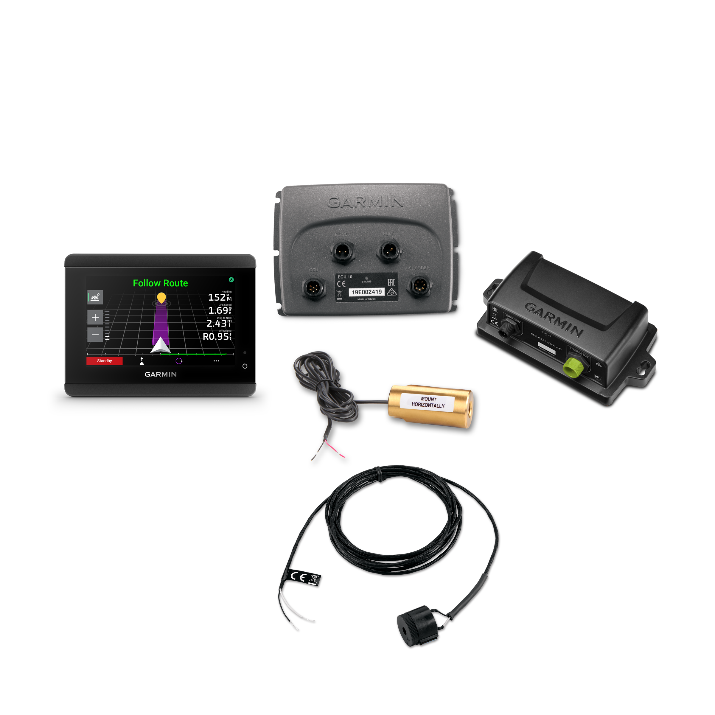 Garmin Reactor 40 hydraulischer Autopilot Mit GHC™ 50 Autopilot-Instrument