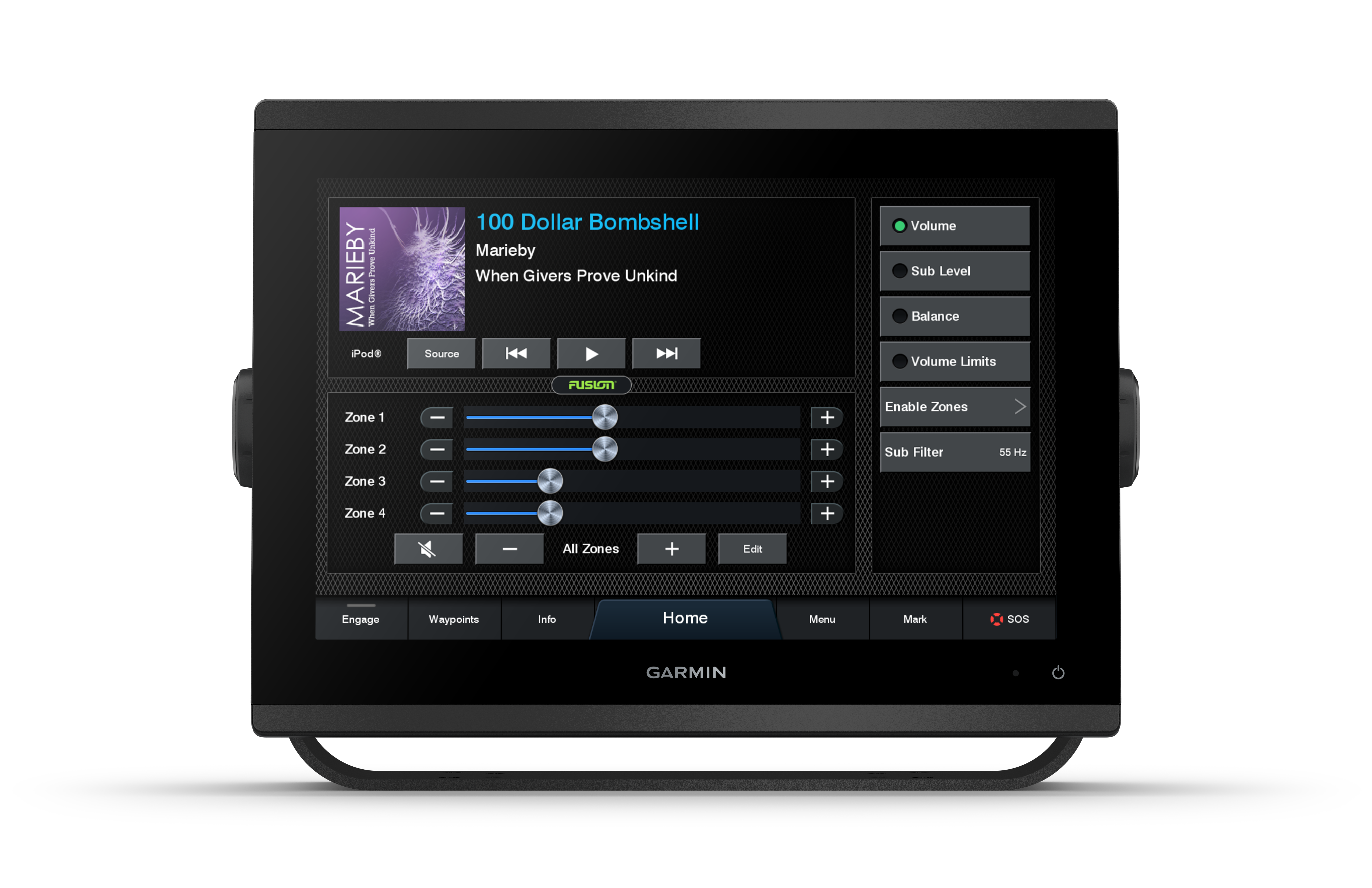 Garmin GPSmap 1223xsv u/tr søkortsplotter m. fishfinder