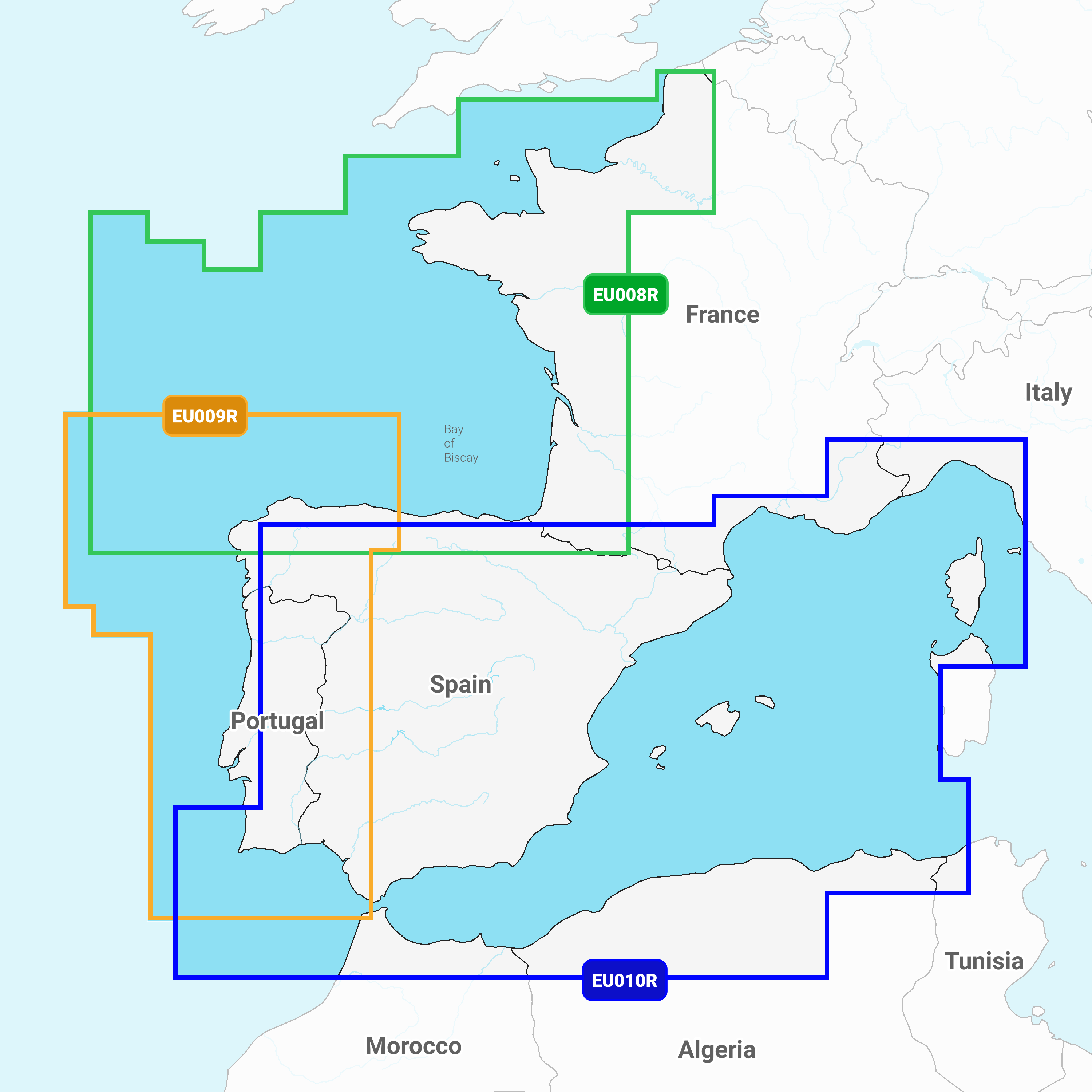 Garmin Portugal and Spain, Northwest - Charts