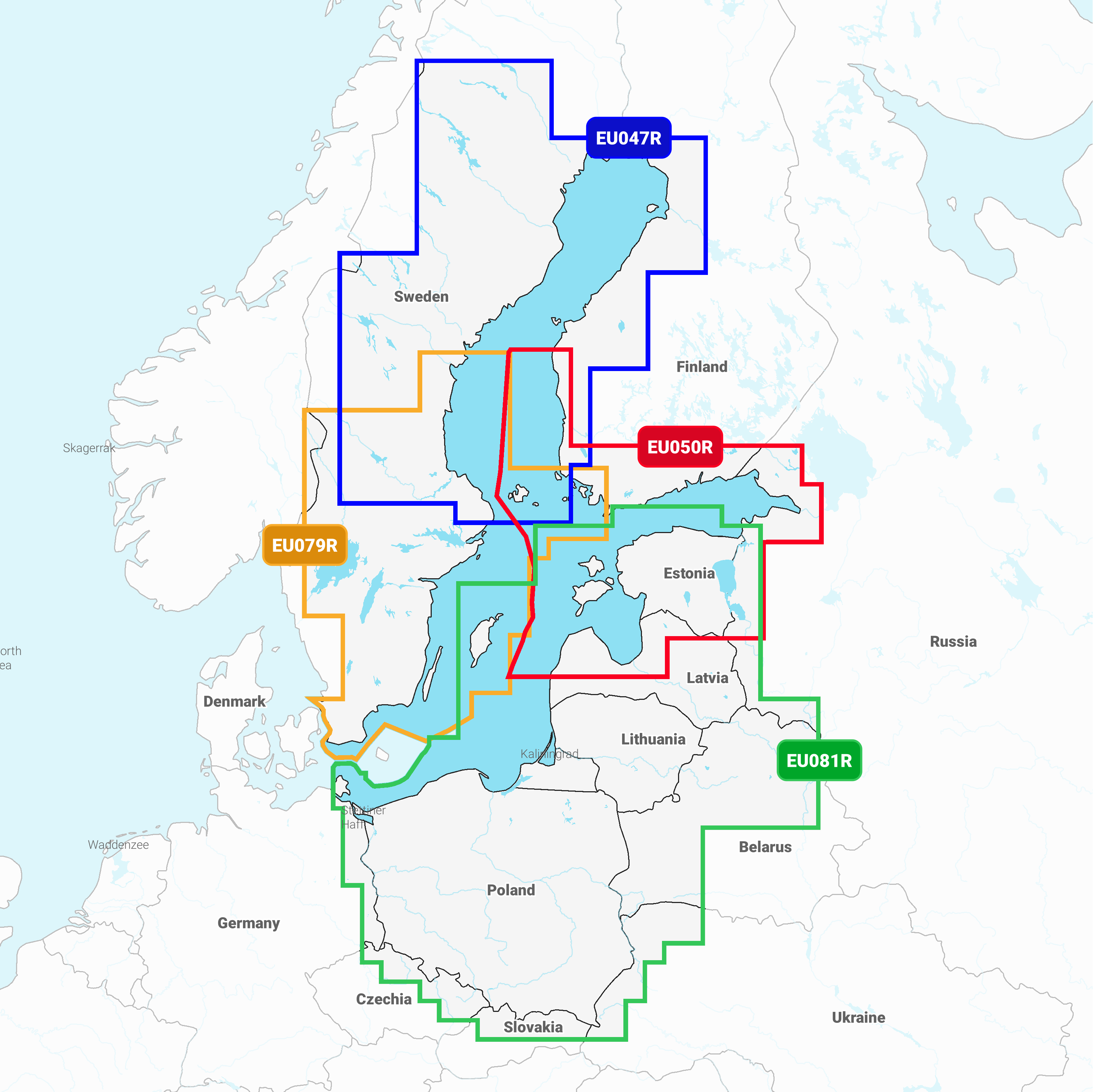 Garmin Der Bottnische Meerbusen - Karte