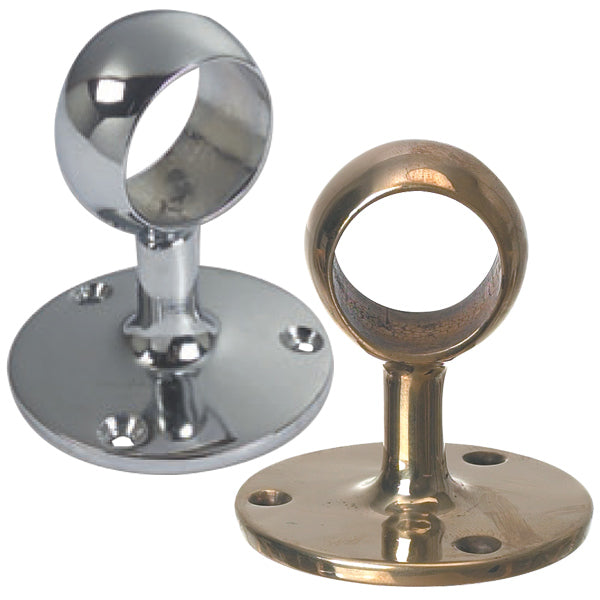 Mellemstykke forkromet messing stok